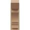 Ekena Millwork 8-in W x 16-in D x 24-in H Balboa Slat Rough Cedar Woodgrain TimberThane Outlooker, Primed Tan OUTUR080X16X24BOA24RCPR - alternate 2